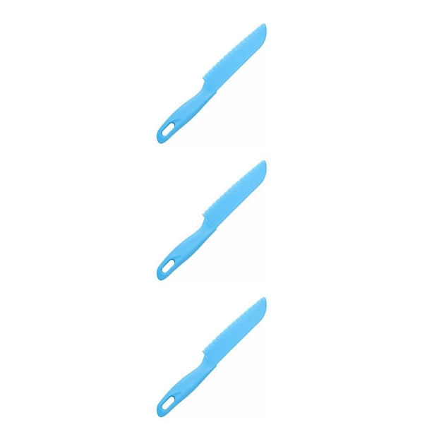 Matsuzay Juegos de cocina para niños, juego de Chef para niños reales, utensilios de cocina para frutas, bordes dentados, manijas Type1 NO1
