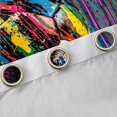 thumbnail image 2 of jejeloiu Boy Football Game Black Out Curtains,Soceer Sports Theme Curtains Pack of 2 (42x63 Each),Rainbow Splashing Ink Bedroom Curtains For Girls Boys,Breathable Home Decor, 2 of 6