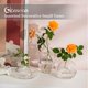 thumbnail image 5 of Jarrón Glasseam de cristal transparente, 3 unidades, decoración moderna para el hogar, 5 of 8