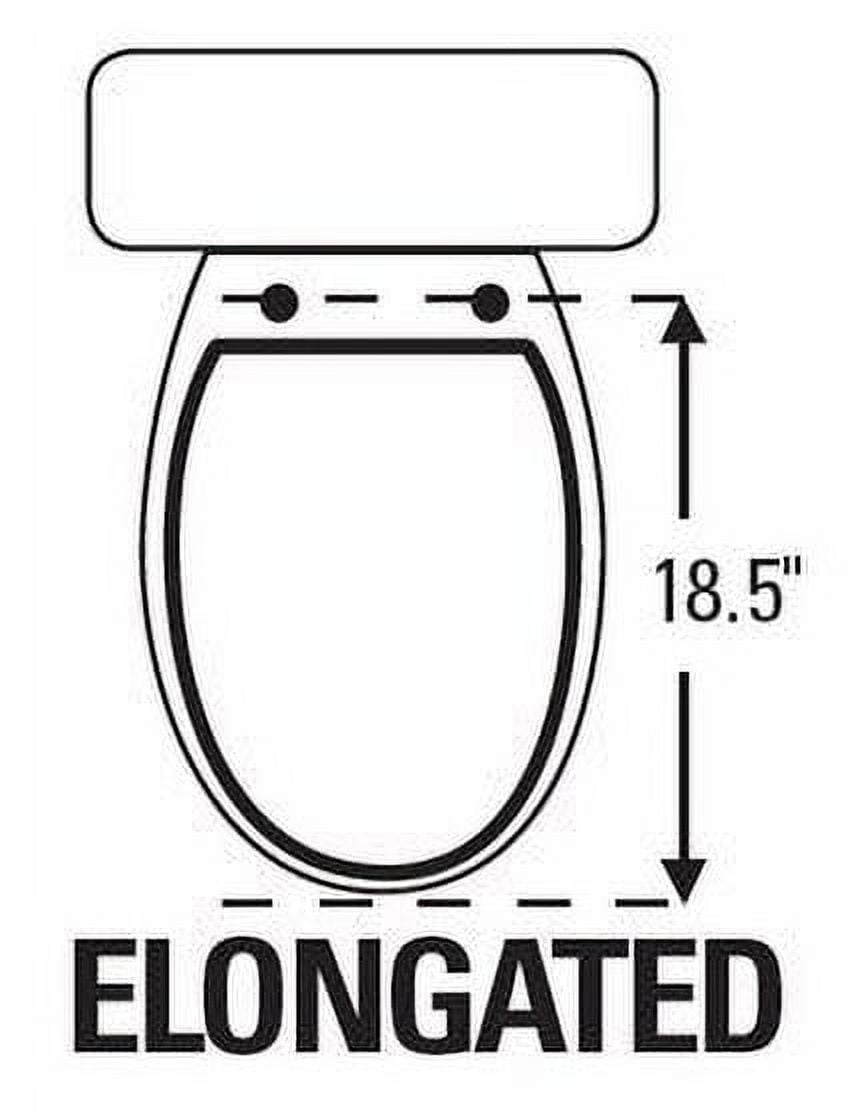 Topseat 3D Ocean Series Elongated Toilet Seat