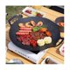 thumbnail image 2 of Sartén redonda antiadherente para barbacoa coreana, placa para parrilla de barbacoa, sartén redonda antiadherente para hornear (universal 3), 2 of 5