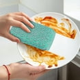 thumbnail image 5 of Easeky Magic Cleaning Sponge 4-Pack, Heavy-Duty Oil Stain Eraser for Pots, Pans, Countertops & Stovetop, Non-Scratch Quick-Dry Scrubber for Kitchen & Bathroom Surfaces, 4X Scouring Pads, 5 of 7