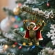thumbnail image 4 of Adornos navideños de acrílico divertidos para colgar en el árbol de Navidad | Decoración navideña | Decoraciones festivas | 8 cm de diámetro, 4 of 5