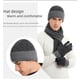 thumbnail image 4 of Conjunto de tres piezas de gorro y bufanda gruesos con guantes y gorro de punto a juego de color europeo y americano para otoño e invierno, 4 of 6