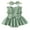 Green, variant on Bagilaanoe Newborn Baby Girl Rompers Dress Fly Sleeve Bodysuits + Headband 3M 6M 9M 12M 18M Infant Patchwork A-line Dresses