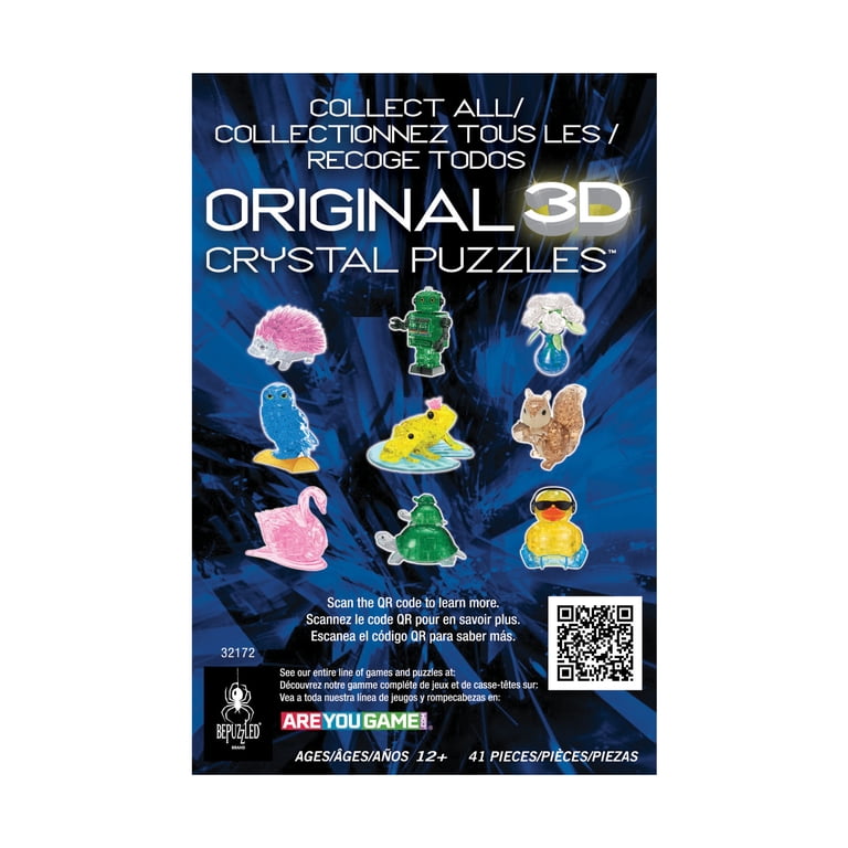 BePuzzled 3D Crystal Puzzle: Seals: 41 Pcs - Walmart.com