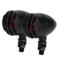thumbnail image 4 of Universal Vintage Motorcycle Turn Signal Light 12V 5W Modified Part Black Red, 4 of 4