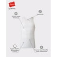thumbnail image 2 of Hanes White Tank Top 5-Pack Men Ultimate Big Man Cool Undershirt Comfort 2xb-3xb, 2 of 6