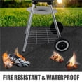 thumbnail image 2 of VONKY Floor Protection Mat Grill Protection Mat Grill Mat for Gas Grill Charcoal Grilling and Baking, 2 of 8
