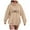 Khaki, variant on Towmus Hoodies For Women Cute Graphic Print Sweatshirts Plus Size Pullover Tops Teen Girls Cute Fall Clothes Casual Loose Long Sleeve with Pocket