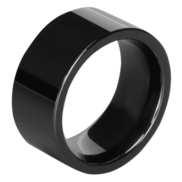 Smart Doigt Porte-Clés Brillant en Céramique Noire Imperméable Élégant Remplacement pour le Modèle 3 X S Y7
