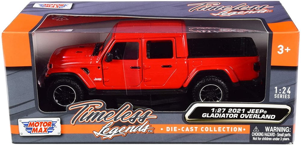 新作揃え Motormax Toy 2021 Gladiator Overland (Closed Top) Pickup ミニカー