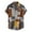 Coffee, variant on Men'sHawaiian Shirts Tropical Summer Floral Printed Short Sleeve Button Down Shirts Neon Mens Beach Shirts