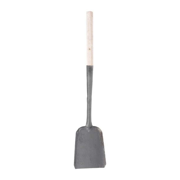 GOOHOCHY Pala para cenizas de chimenea, pala para carbón de estufa, pala para chimenea, pala de hierro para jardinería