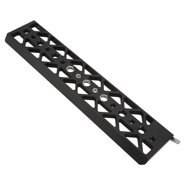 Placa de cola de milano para cámara mecanizado CNC resistente al desgaste Adaptador de jaula de cámara antiarañazos Placa de cola de milano anodizada con orificio para tornillo ANGGREK Otros