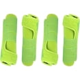 thumbnail image 1 of Huggegwe 4 Pcs Bottes de Cheval Protecteurs de Jambes Réglables Confortables en Néoprène Réutilisables Respirants Ensemble d'Équipement, Vert Clair, P UA824-10995, 1 of 7