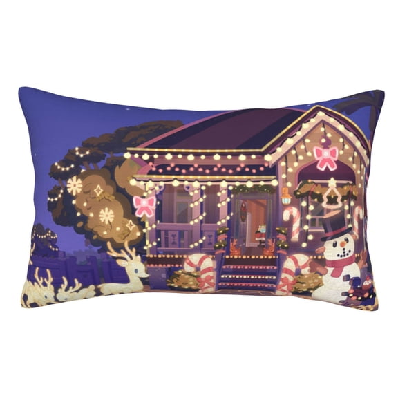 Lsque Bluey Pattern Bedding Waterproof Pillow Protector Zippered Queen – Bed Bug Proof Pillow Encasement-14"x20"