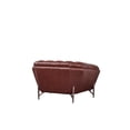 thumbnail image 3 of American Eagle Furniture Contemporary Full Leather/Metal Chair in Brown, 3 of 5