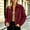 Wine suede look button leather jacket women a1, variant on thefmos Women's Lapel Collar Button Down Short Cropped Jacket Solid Color Casual Outerwear Fashion Fall Winter Outfit, Army Green 2XL