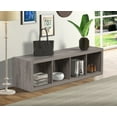Better Homes & Gardens 4 Cube Storage Organizer Rustic Gray Finish