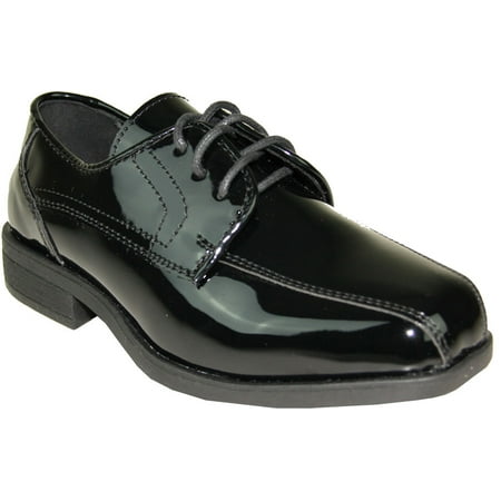 Jean Yves Tuxedos JEAN YVES JY02KID Boy Dress Shoe Double Runner Tuxedo Formal Prom Wedding (9M US Toddler) ()