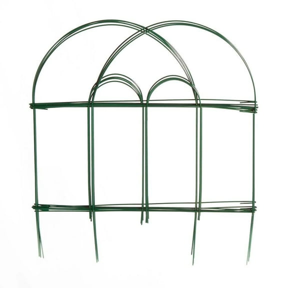 Glamos Wire 18 in. Folding Fence Green (12-Pack)