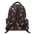 thumbnail image 2 of FUIALDOLG Baseball Stitch Print Travel Rucksack with Breathable, Multi-Pocket Waterproof 17 Inch School Backpack for Elementary Daily Use, 2 of 9