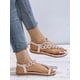 thumbnail image 4 of Women Flower Decor Thong Sandals, Fashion Summer Flat Sandals, 4 of 5