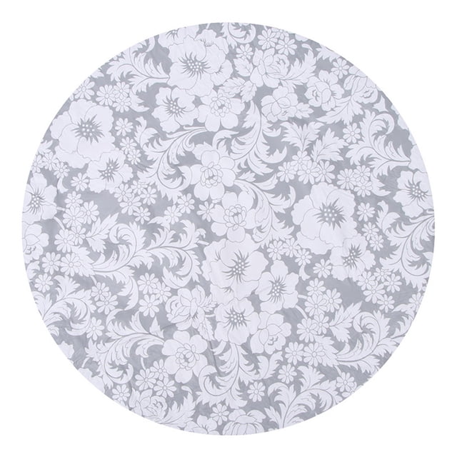 Cubierta De Mesa De Franela, Protector De Escritorio De Pvc Antiviento, Artesanía Flexible Al Tacto, Fácil De Instalar, Mantel Con Borde Elástico Impreso N.° 13 Yuarrent HA028455-12