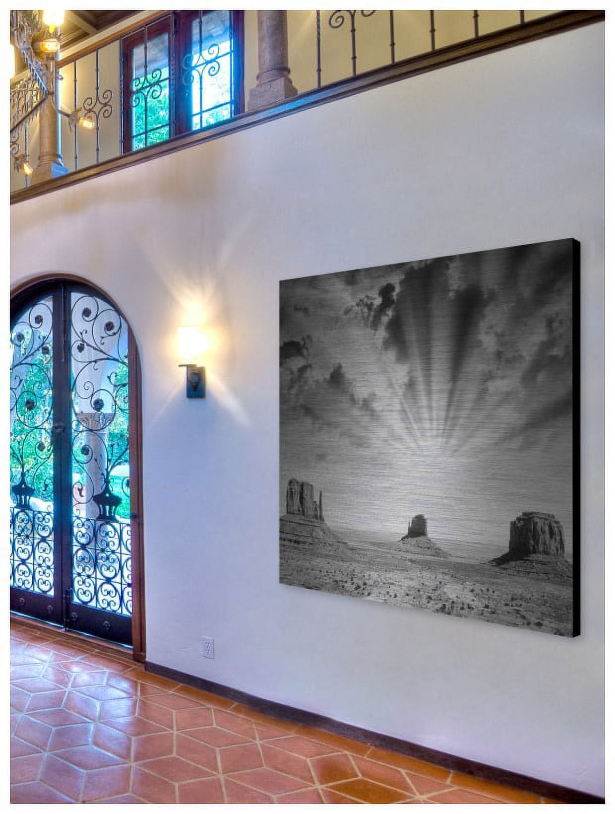 Marmont Hill - "Heaven Shine" Painting Print on Brushed Aluminum