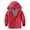 Red, variant on Hiheart Boys Girls Water Resistance Hooded Jackets Cotton Lined Rain Jackets Yellow 4T