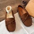 thumbnail image 6 of ZACPNCV Girls Bow Flats Soft Sole Loafers Slip On Princess Moccasins for Toddler Little Kids Casual, 6 of 6