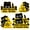 Yellow Black:8pcs, variant on 8pcs Black Cat New Car Driving Magnet Magnetic Learner Driver Sign for Car New Driver Caution Magnet Reflective Multipurpose PVC (Yellow+Black)