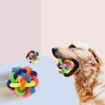 thumbnail image 4 of relayinert 3x Colorful Strong Tooth Rubber Balls For Dogs Suitable For All Breeds Gifts Stylish Toy For Dogs As Shown 1Set, 4 of 6