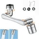thumbnail image 1 of Extensor de grifo con brazo robótico giratorio de 1080°, accesorio de grifo universal con flujo de agua de modo dual, modo Aqua Blade y latón macizo sin plomo para fregaderos de cocina y baño, 1 of 5