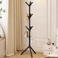 thumbnail image 4 of Alaparte Coat Racks Freestanding Coat Rack with 9 Hooks, 3 Adjustable Heights, Modern Hall Tree, Sturdy Plastic Clothes Stand for Entryway, Office, Bedroom, for Coats, Hats, Handbags and Scarves, 4 of 6