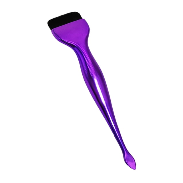 CATIEBYE Pinceau de Maquillage Essence en Plastique Violet pour Application Précise 1 Pcs