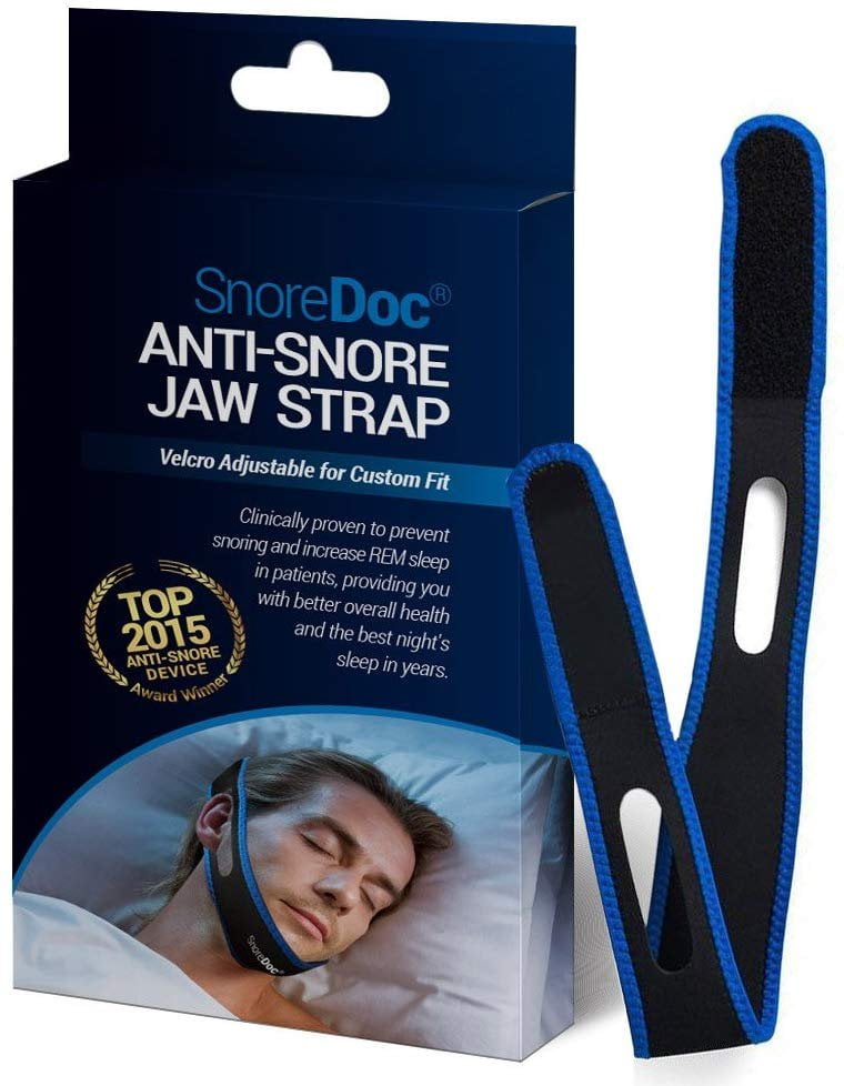 SnoreDoc Anti Snoring Chin Strap Snore Strap Stops Snoring and Eases
