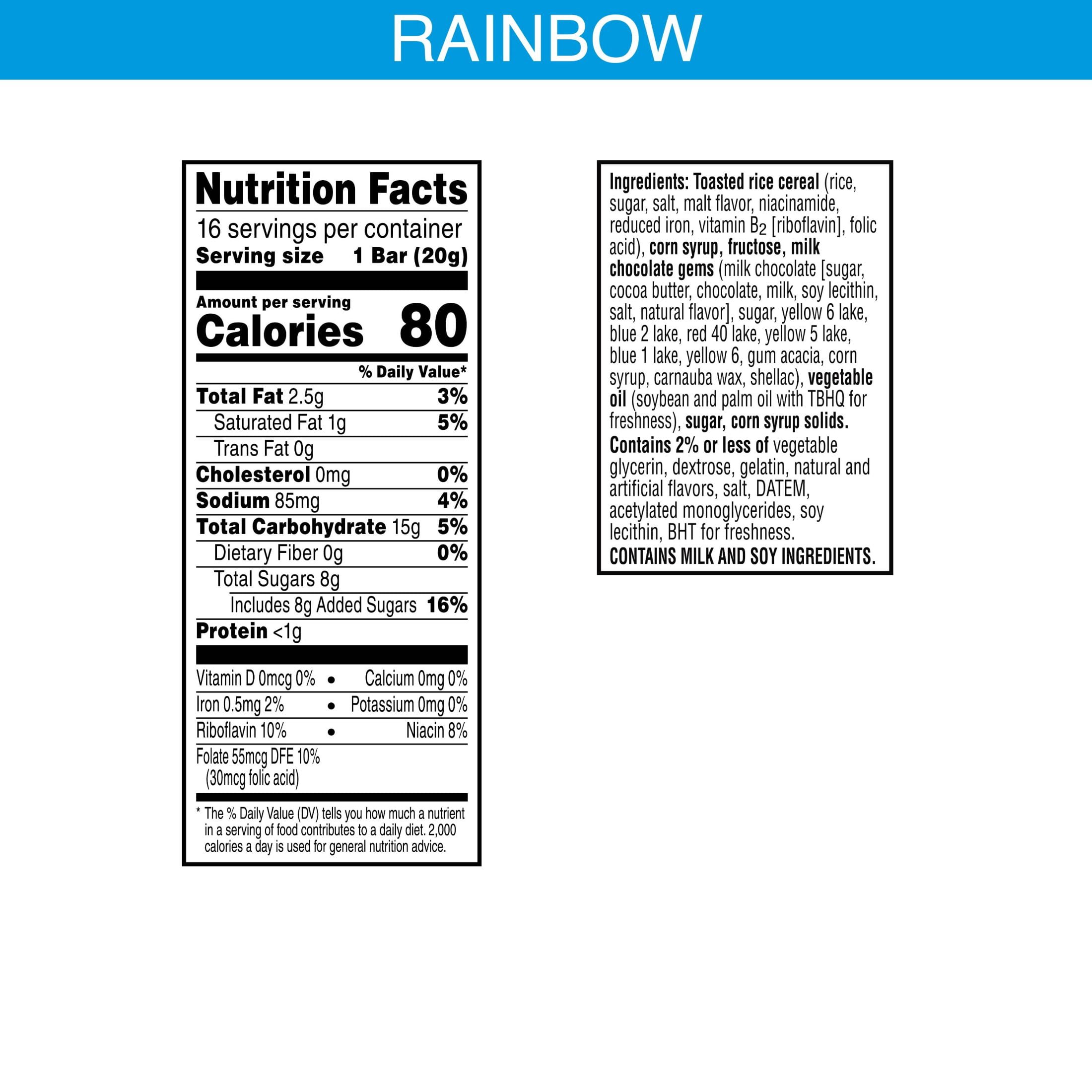 Kelloggs Rainbow Rice Krispies Treats - 11.2 OZ - Safeway