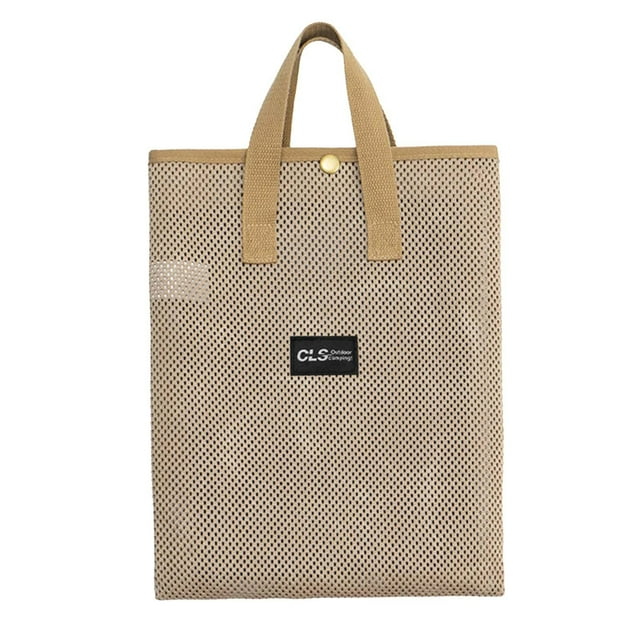Bolsa de almacenaje para acampada Sunnimix impermeable caqui 26,5 cm x 36 cm