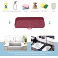 thumbnail image 5 of Kitchen Sink Tray,Sponge Holder for Kitchen Sink Self Draining Kitchen Soap Tray Premium Silicone Soap Holder for Bathroom Kitchen Counter Sink Caddy Organizer for Dish Soap Bottle,Soap Dispenser, 5 of 7