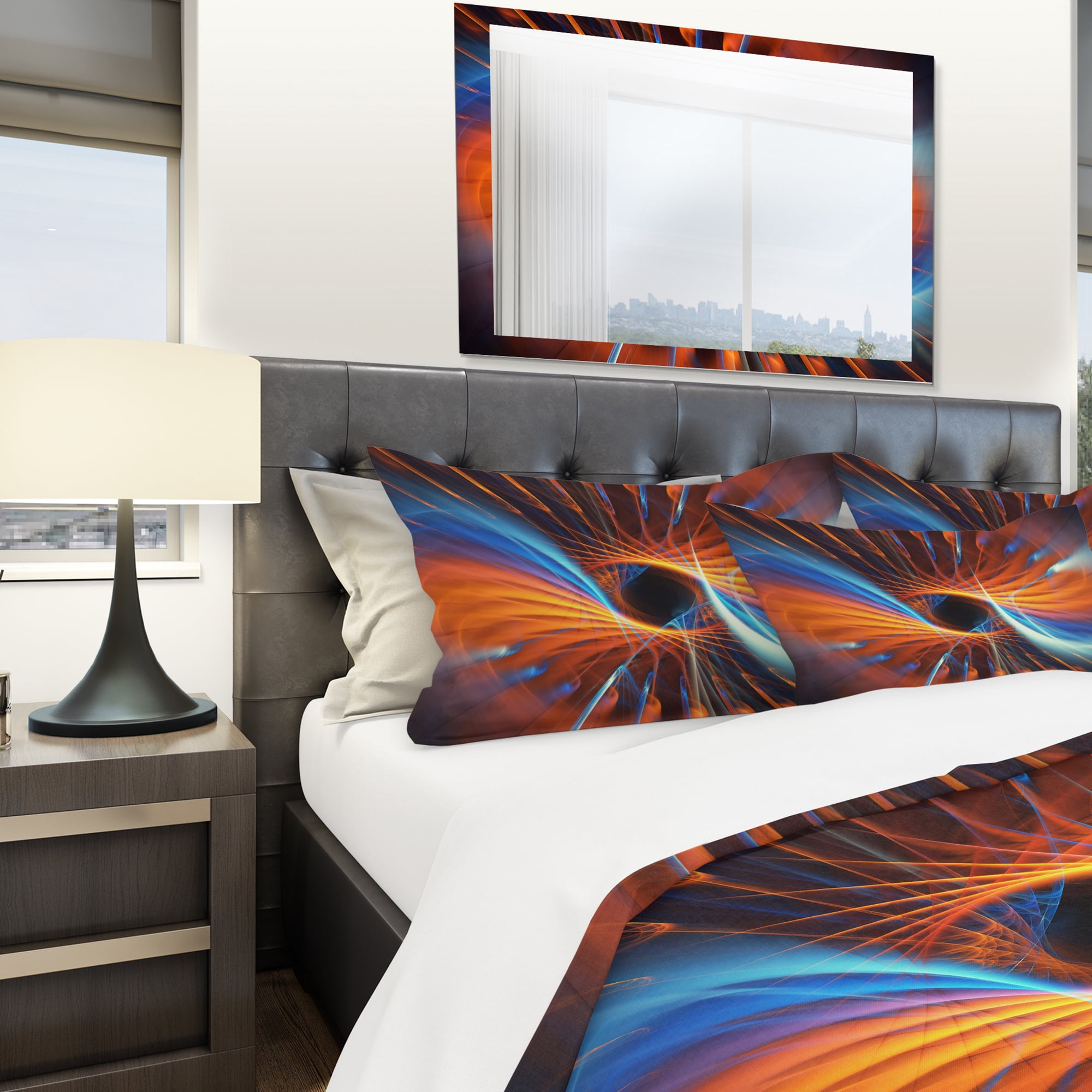 Designart 'Centered' Modern & Contemporary Duvet Cover Set