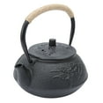 thumbnail image 4 of Cast Iron Teapot 0.9L Household Mini Black Iron Kettle Tea Pot Tea Set Teapot Teahouse Supplies, 4 of 7