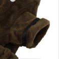 thumbnail image 2 of Pet Bathrobe Warm Flannel Quick Drying Dog Hooded Bath Towel with Hood for Puppy Small Dogs CatsM, 2 of 2