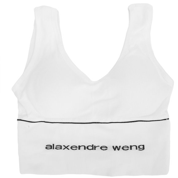 Wireless Women Padded Sports Bra Soft Breathable UBack Bra for Yoga Gym Fitness(White )