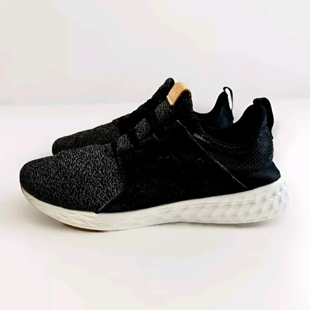 New Balance Men's Fresh Foam Cruz Shoes Size 10.5 2E Wide Black MCRUZOB