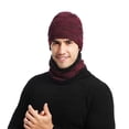 thumbnail image 4 of ER Bufanda cálida de invierno para hombres Gorro de punto con cuello europeo y americano s brillar Electrónica, 4 of 5