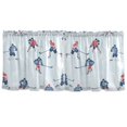 thumbnail image 7 of Yayeee Kitchen Curtains Tier Set of 2 Light Filtering 57"x24" Over Sink Window Panels, Hockey Action Zone, 7 of 7