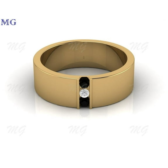 Mens Baguette Black Onyx Wedding Band Natural Onyx Band 925 Silver Ring Men Hammered Stacking Matching Band Vintage Ring Bridegroom Gifts.