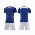 thumbnail image 4 of CAICJ98 Boys Girls Soccer Jerseys Training Kids Outfits Team Uniform Athletic Shirts Shorts Clothing Sets Sportswear (R,5-6 Years), 4 of 4
